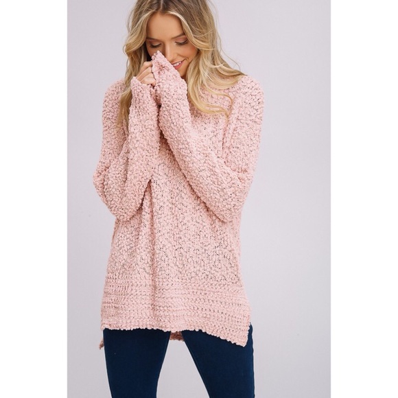 Textured Sweater - Blush - Picture 2 of 5